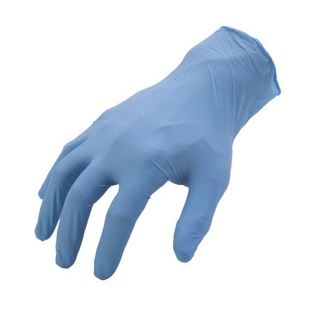 212 Performance NTG-03, Nitrile Disposable Gloves, 5 mil Palm, Nitrile, Powder-Free, L, Blue NTG-03-010